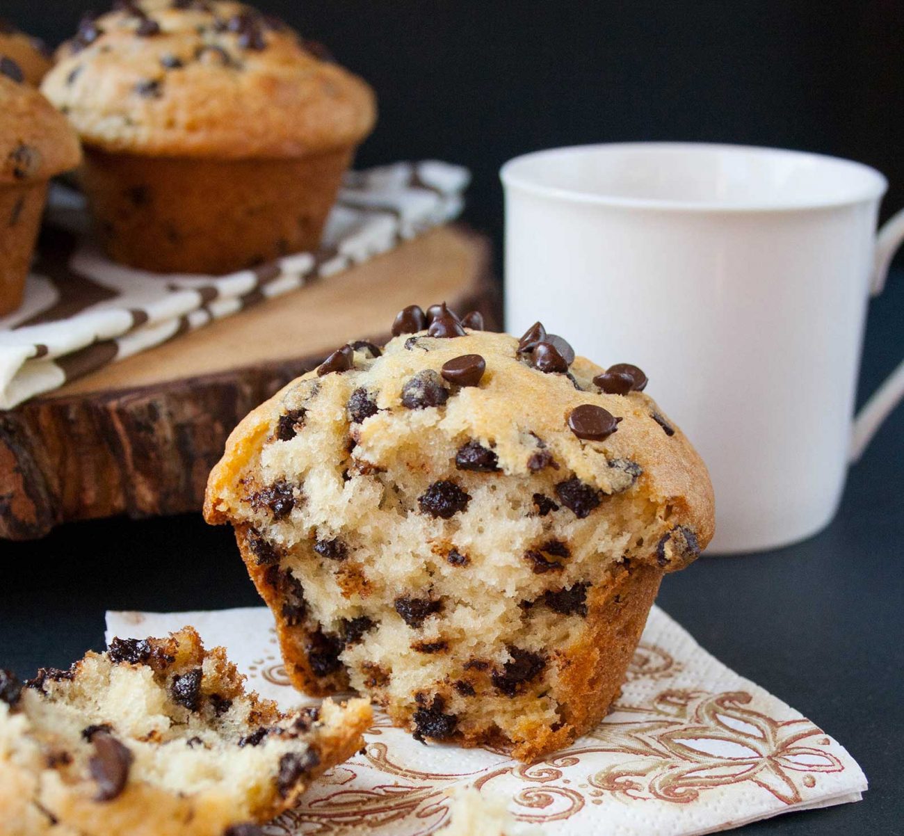 Muffin ricotta e cioccolato