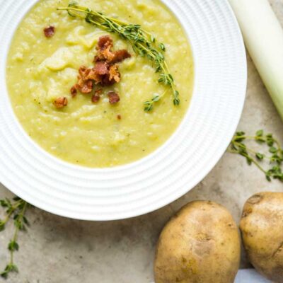 zuppa di patate e porri